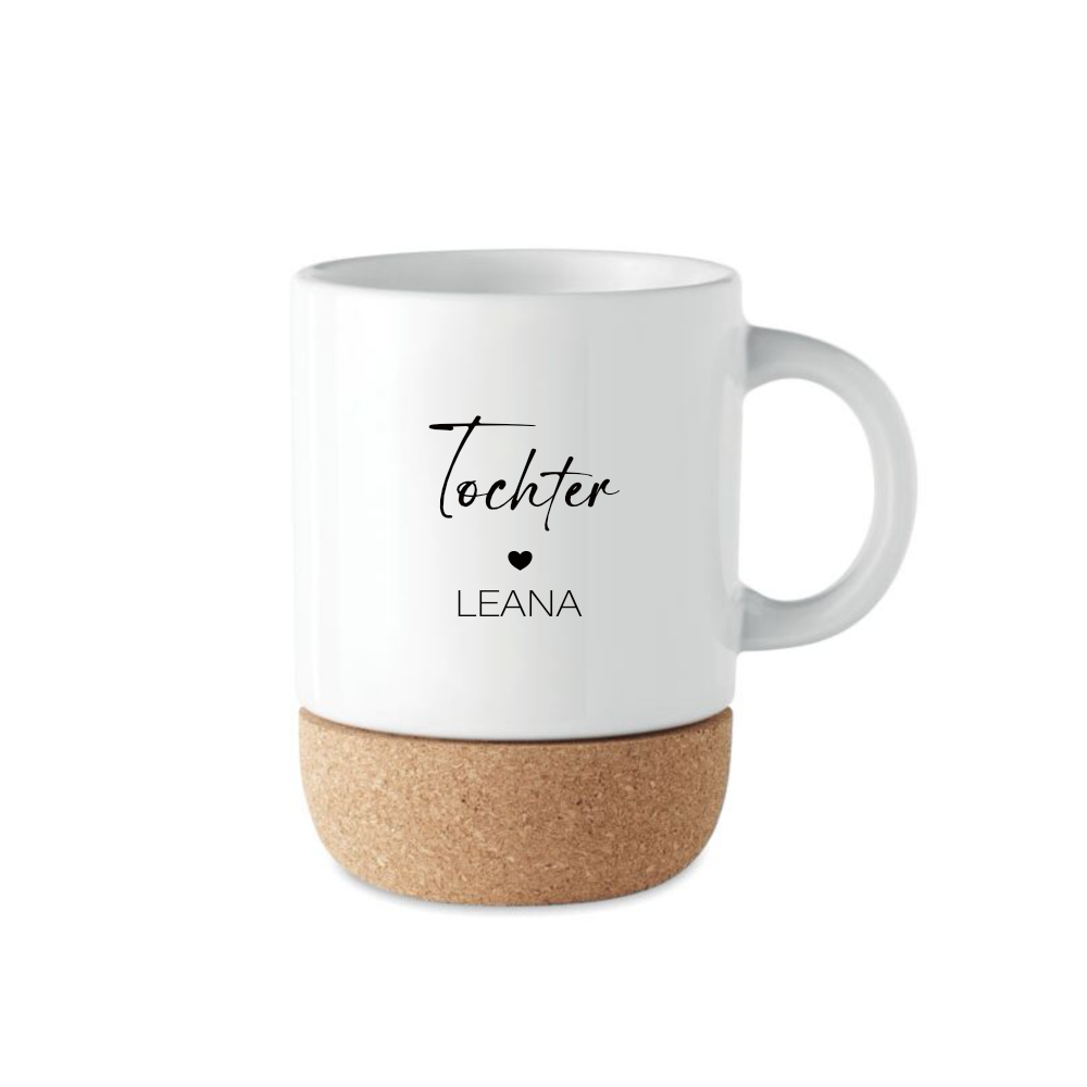 Tochter Geschenk Tasse Name.