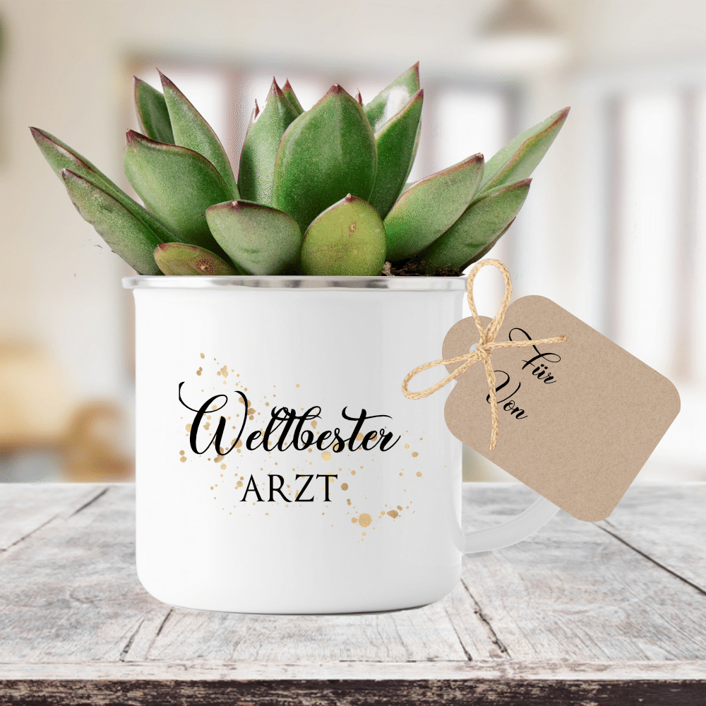 Tassengeschenk "Weltbester Arzt | Wertschätzendes Dankeschön u. tolles Geschenk um Danke zu sagen | 12 Motivvarianten zur Auswahl