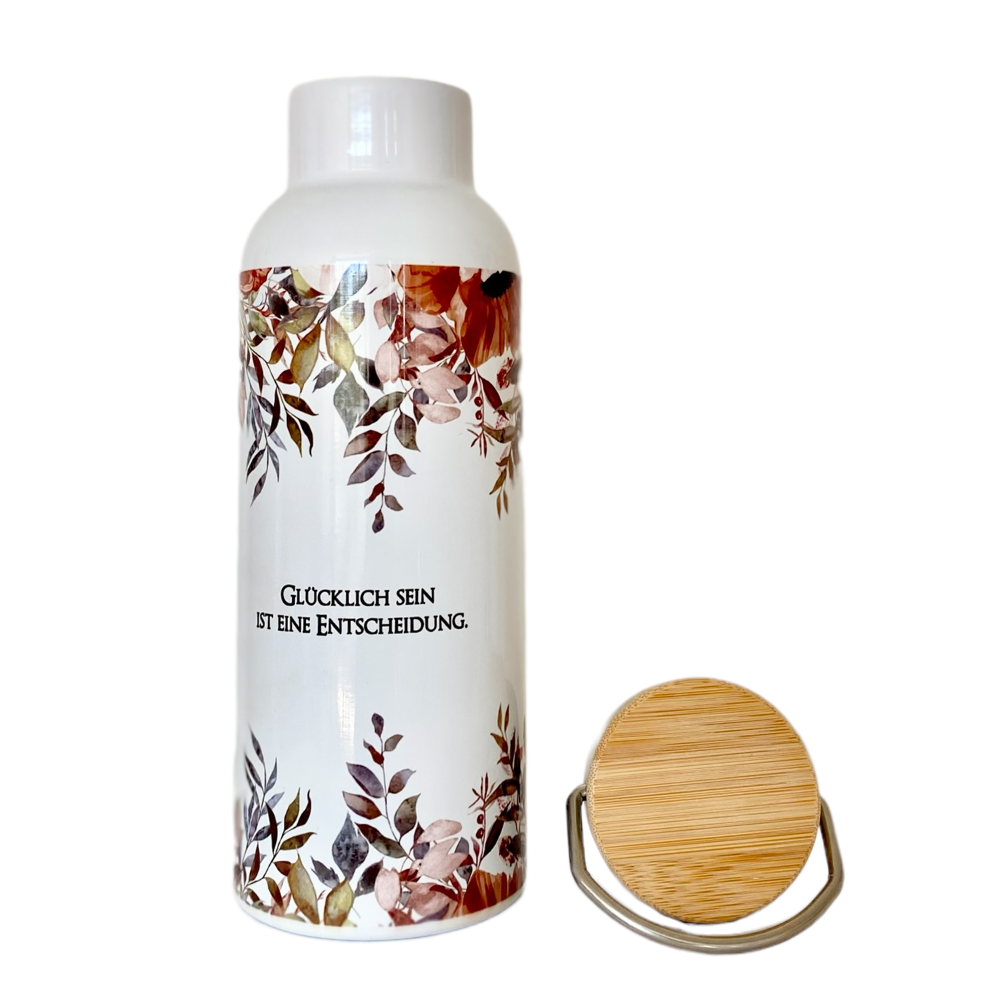10 Stück Dankeschön-Wasserflaschen Aus Aluminium – 500 Ml, Mit Motivierendem Spruch, Für Camping & Sport
