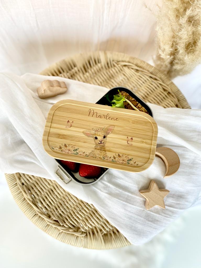 vesperdose bambus Besondere Geschenkidee für Mädchen