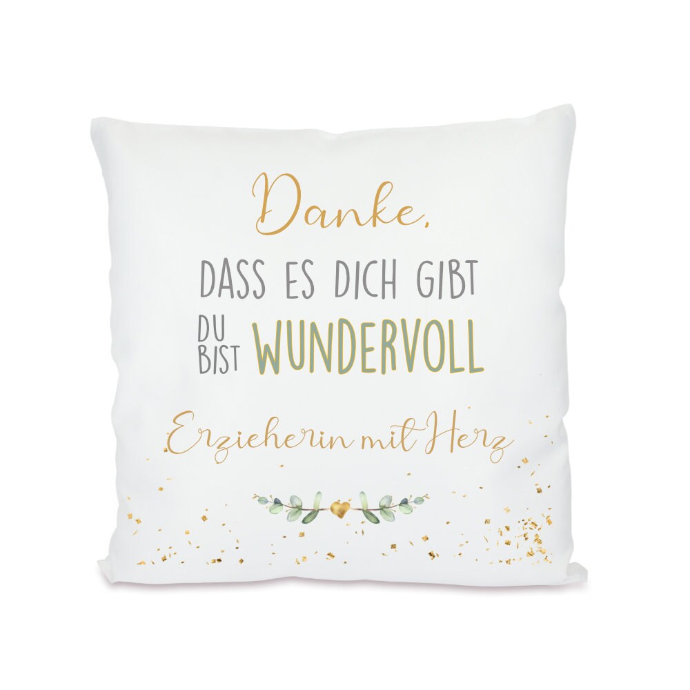 Kissen mit Spruch für das "Schwesterherz" | Originelles Geschenk für die Schwester | 8 Motivvarianten zur Auswahl