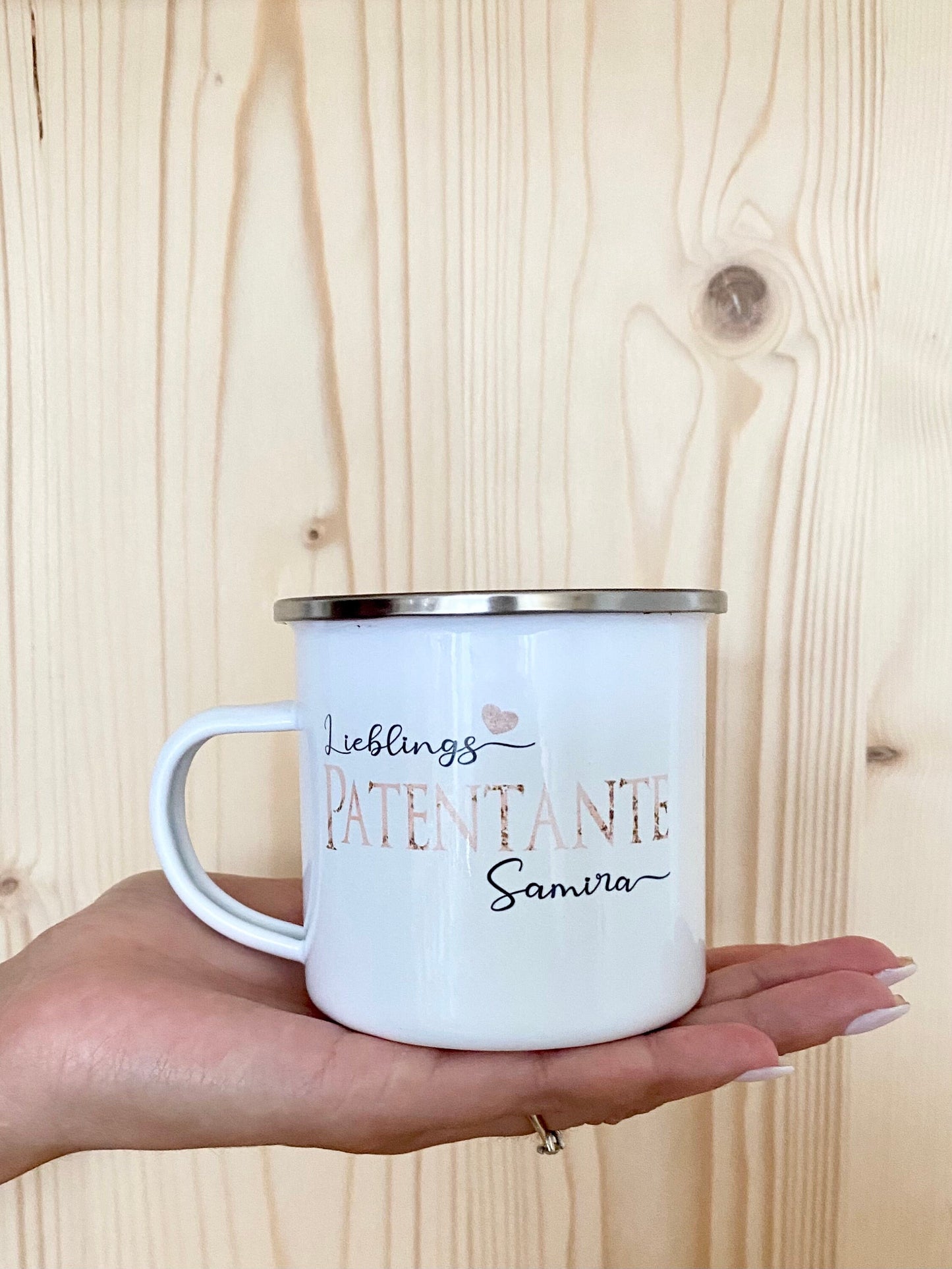 Flaschenlicht für die Patentante | Personalisiertes Geschenk mit Namen | 3 Produktvarianten zur Auswahl
